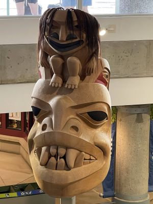 YVR Airport Aboriginal Atatue